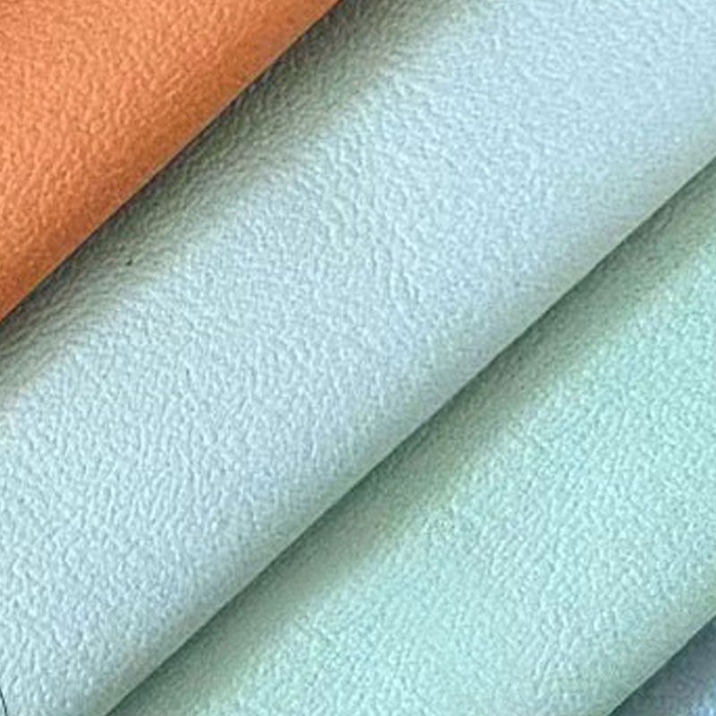 Modern Orange Pouf Round Scratch Resistant Pouf for Living Room