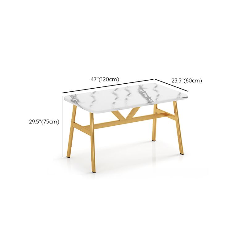 5 Pcs Dinette Set with Manufactured Wood Dining Table and Padded Chairs