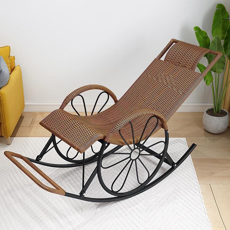 Modern Style Rattan Rocking Chair Indoor Rocking Chair for Break
