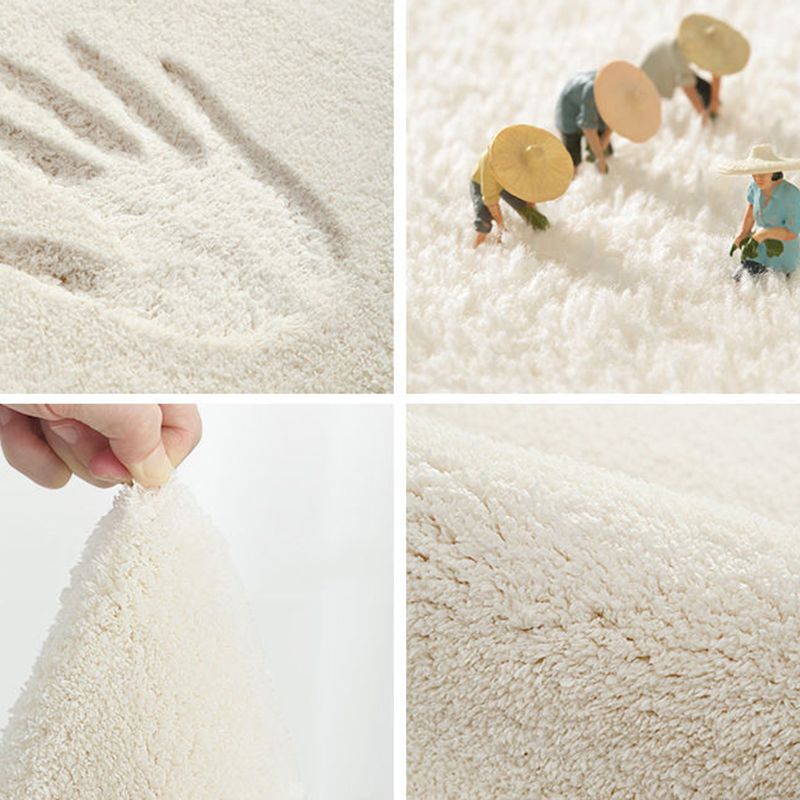 Simple Graffiti Print Rug Polyester Indoor Carpet Non-Slip Backing Carpet for Living Room