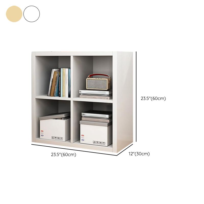 Standard Contemporary Bookcase Engineered Wood Closed Back Bookshelf