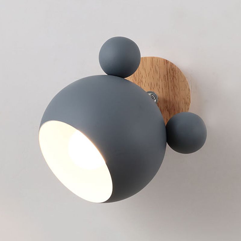 Nordic Style Semicircle Wall Mount Lighting Metallic Wall Mounted Light Fixture for Bedroom