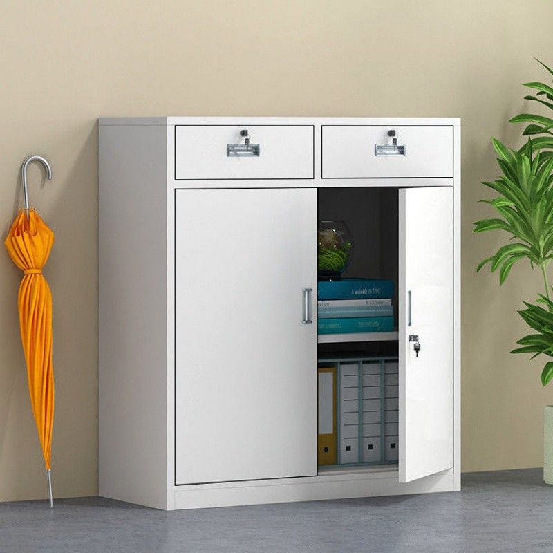Vertica Metal File Cabinet Modern Color Block Filing Cabinet for Office