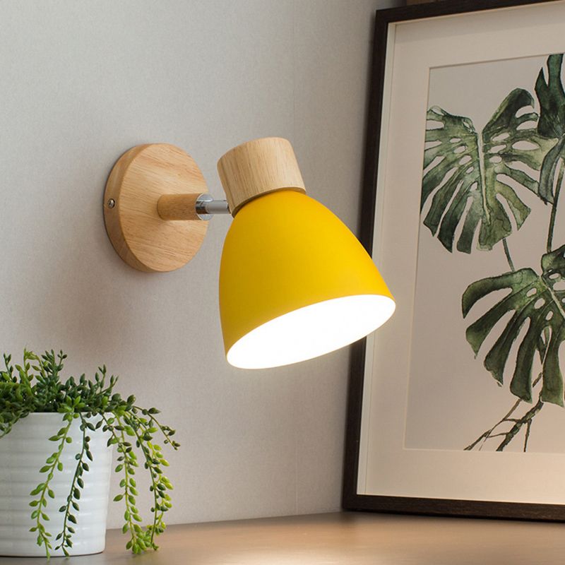 Luz de pared armada Diconce Macaron Style Metal 1 Light Sponces