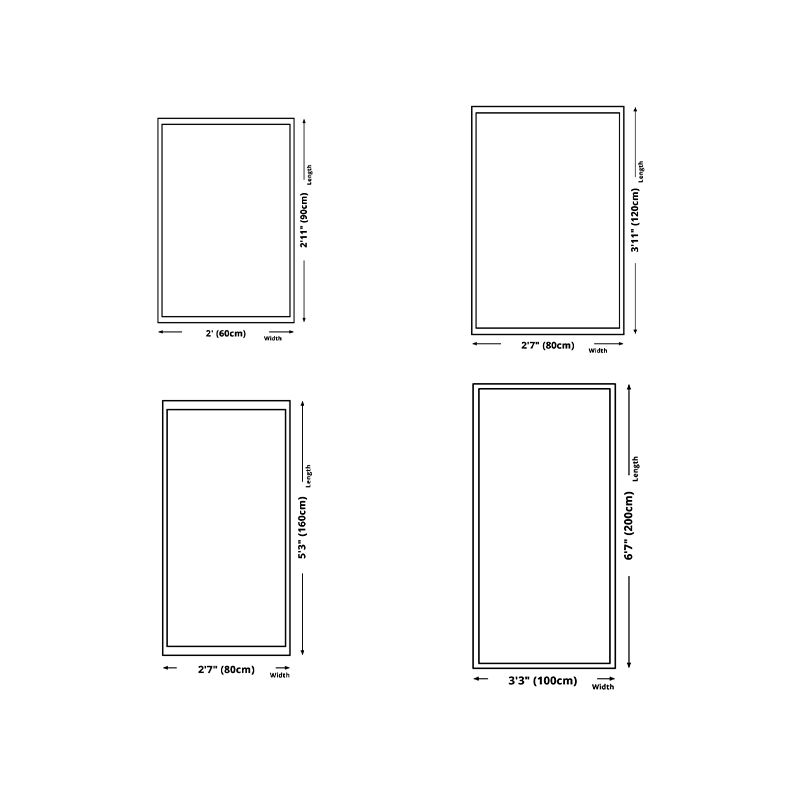Tapis de motif de fleurs traditionnel Polyester tapis d'intérieur non glissant la zone de support pour le salon