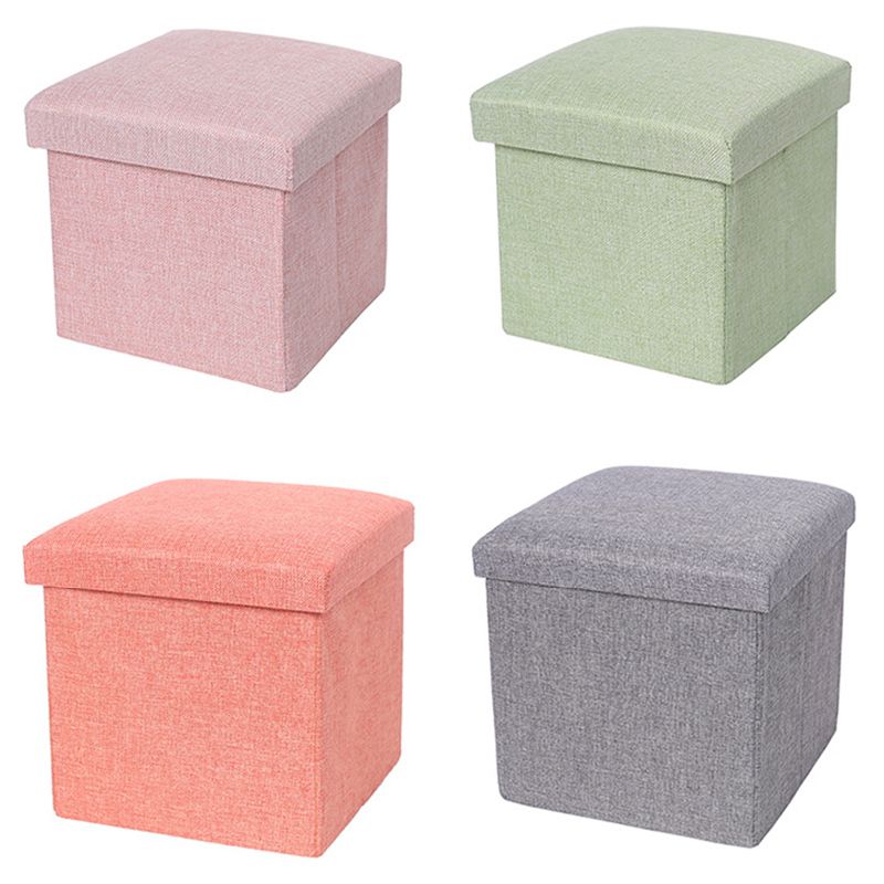 Modern Tear Resistant Cotton Cube Solid Color Square Cube for Drawing Room