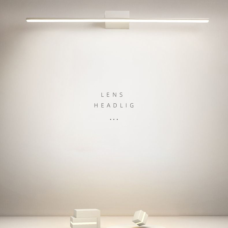 Lineares Metall Waschtisch Wandlicht Minimalismus 1-Licht Wandleuchte für Badezimmer