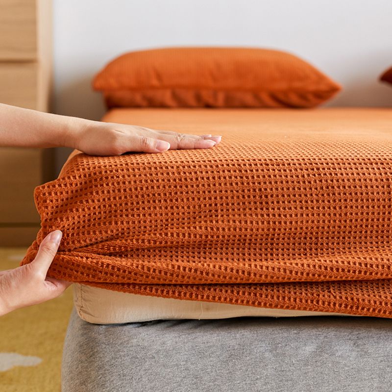 Solid Color Bed Sheet Set Polyester Extra Soft Bed Sheet Set