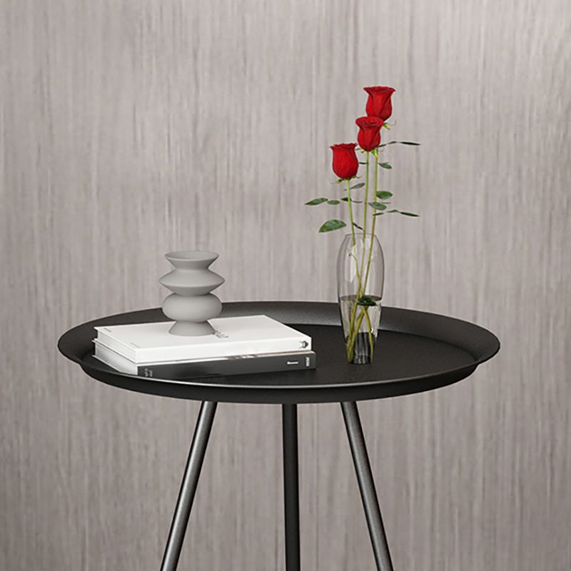 Round End Table Modern Minimalist Side End Table for Living Room