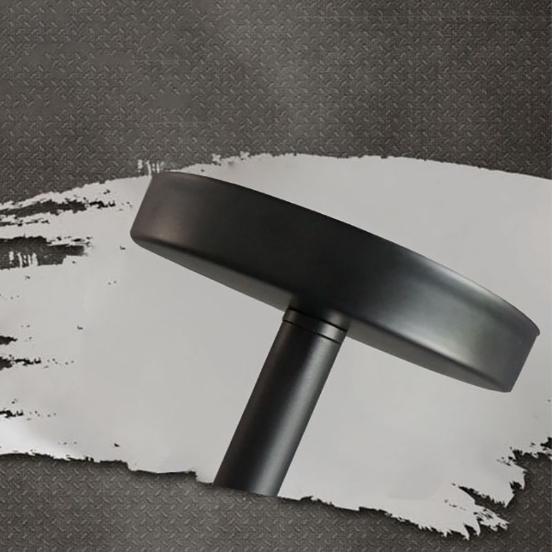 Hand-Blown Glass Bowl Chandelier Antiqued Restaurant Suspension Lamp in Black