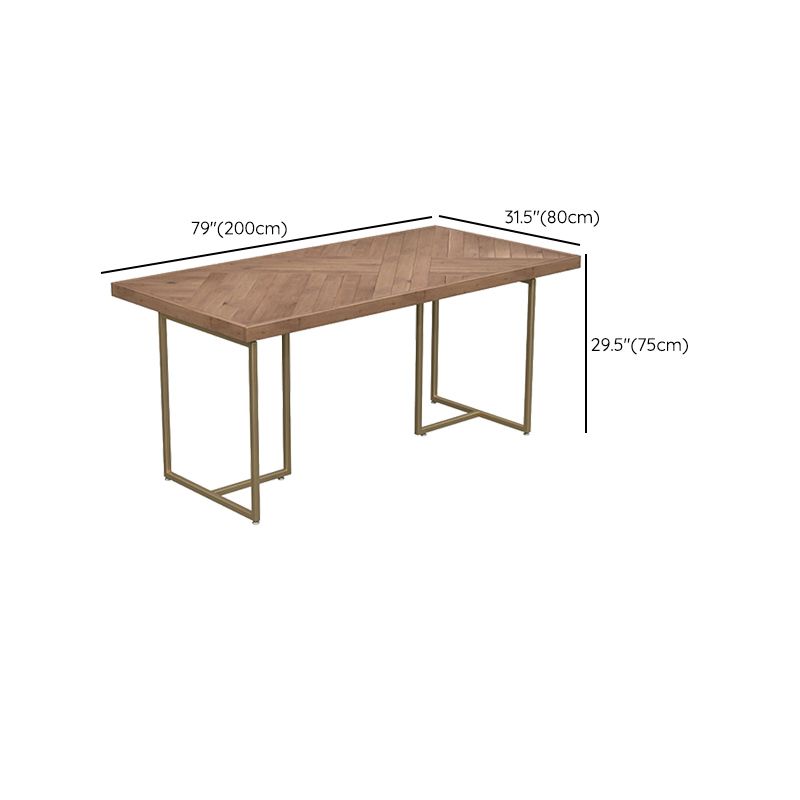 Pine Wood Industrial Dining Set 1/2/3/4/5 Pcs Dinette Set with Chairs and Bench