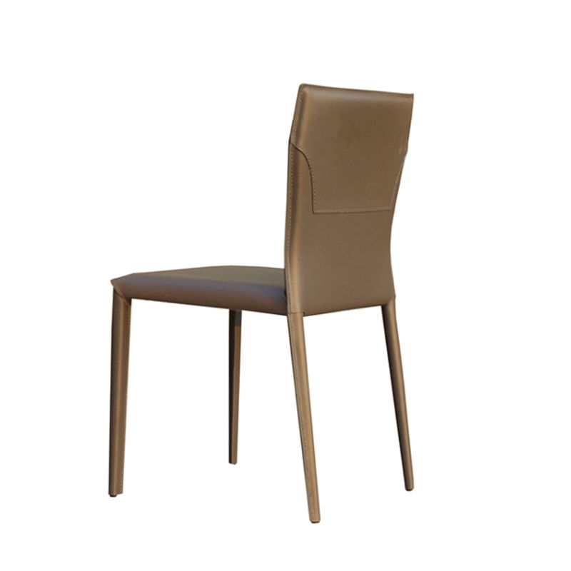 Contemporary Armless Dining Chairs Upholstered Chair for Home