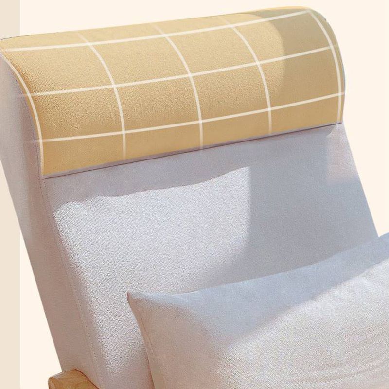 Contemporary Rocker Chair with Pillow and Frame Glider for Living Room