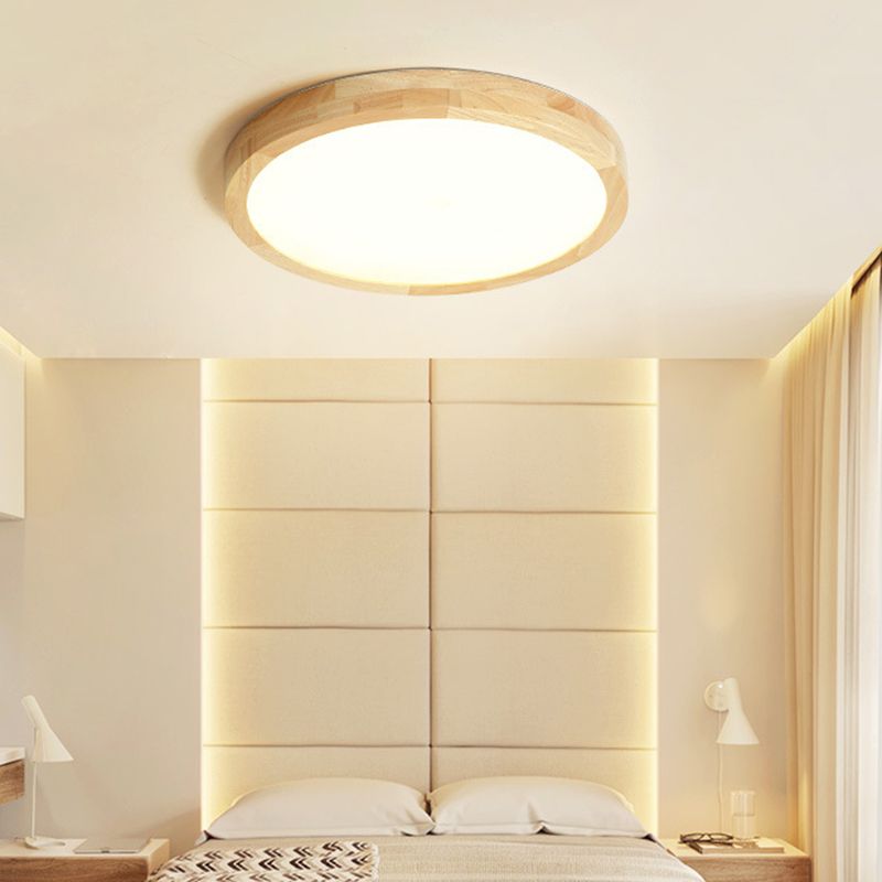 Round Flush Mount Ceiling Light Ultra-Contemporary Acrylic Ceiling Mount Chandelier for Bedroom