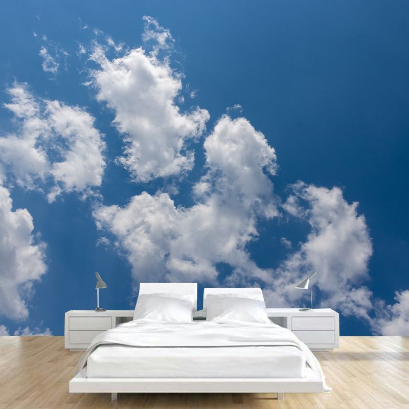 Sunny Blue Sky Removable Modern Decorating Wall Art for Gust Room, Washable