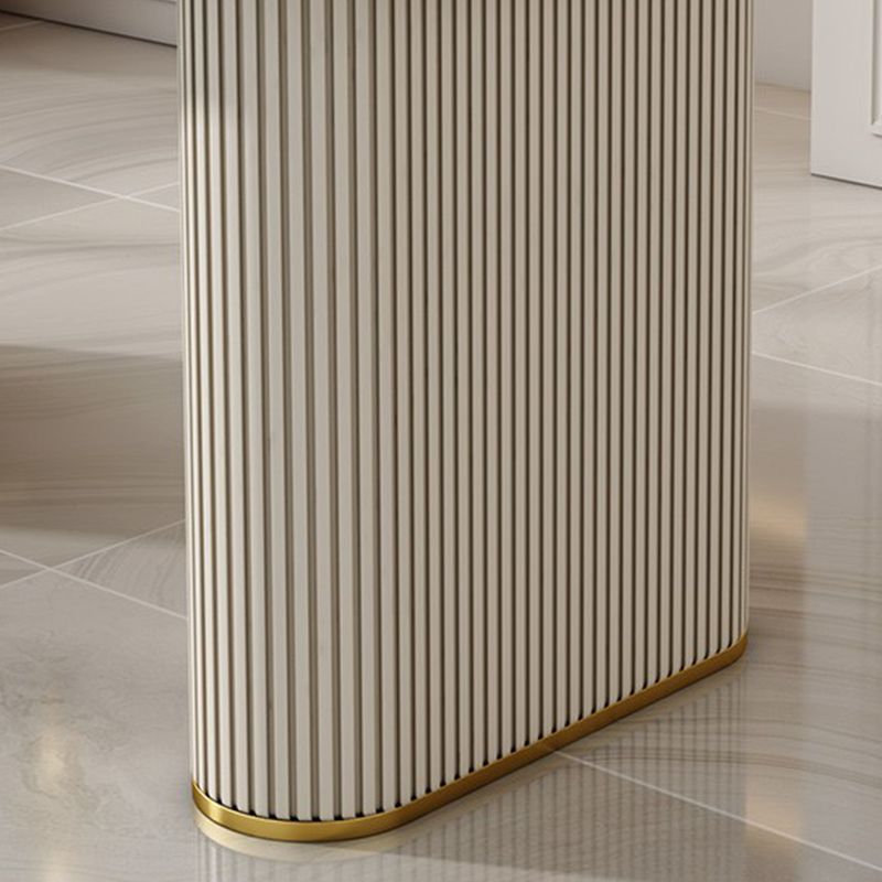 Nordic 1/2/5/6/7 Pieces Dining Set Rectangle Table and Leather Chairs Dinette Set