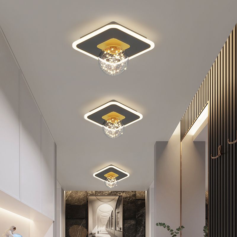 Moderne Deckenleuchte mit 2 Lichtern, LED-Deckenleuchte für die Deckenmontage