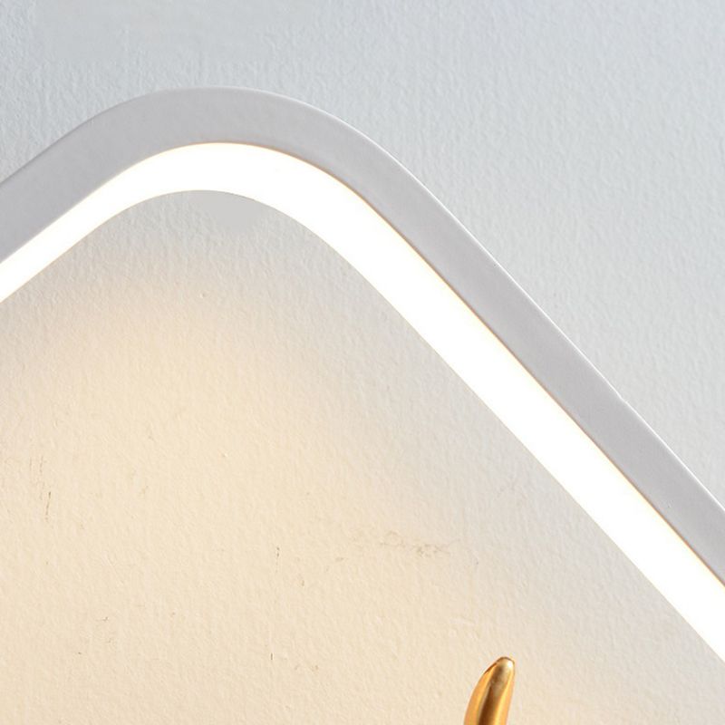 Moderner Stil Geometrischer Schatten Wandleuchten Metall 1 Lichtwandmontierte Beleuchtung