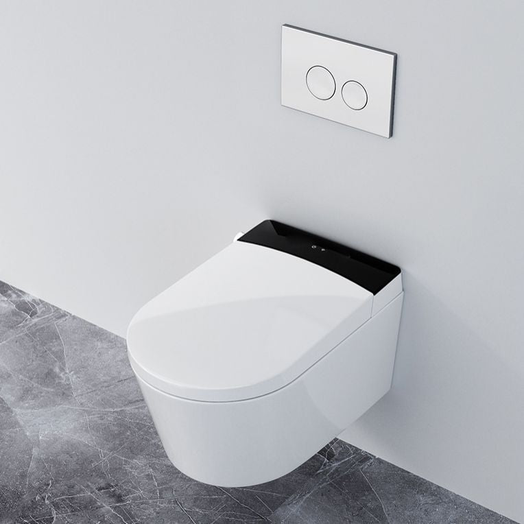 Contemporary 1-Piece Bidet Toilet Wall Mount Toilet Bowl for Washroom
