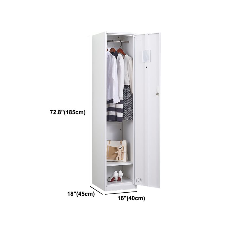 Contemporary Hinged Wardrobe Closet Metal Wardrobe Cabinet for Home
