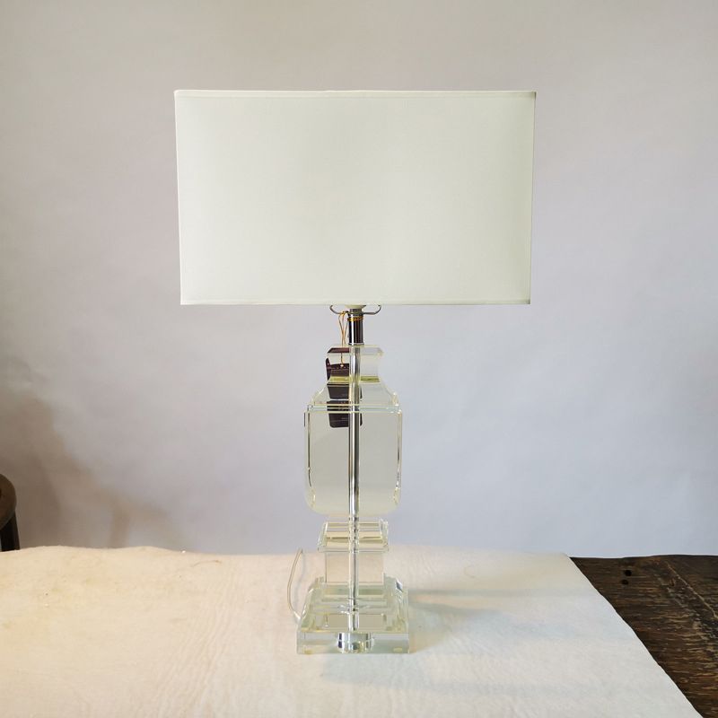 Rectangle moderne LAMPE DE TABLE DE Table