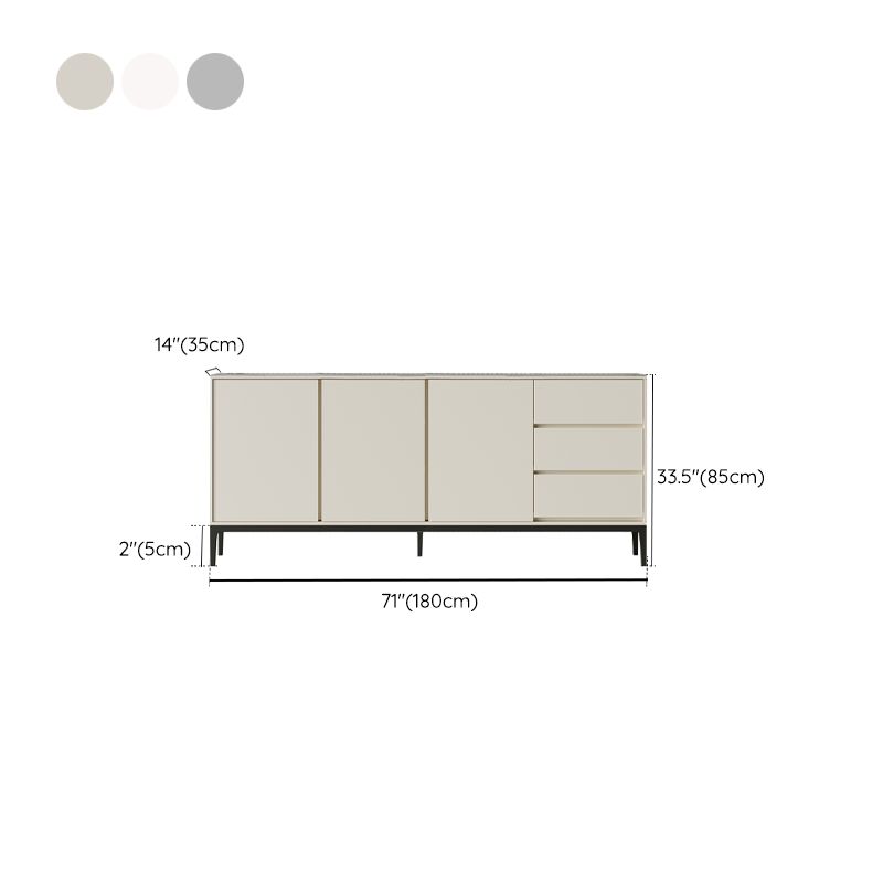 13.65-inch Width Storage Chest Contemporary Stone Storage Chest Dresser
