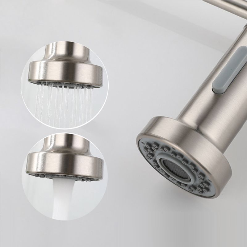 Modern Farmhouse Kitchen Faucet Pull down Single Handle 304 Stainless Steel Faucet