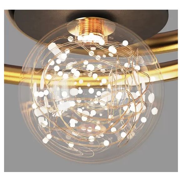 Metalen Starry Plafond Opgezette Licht Moderne Stijl LED Gouden Plafond Mount Lamp