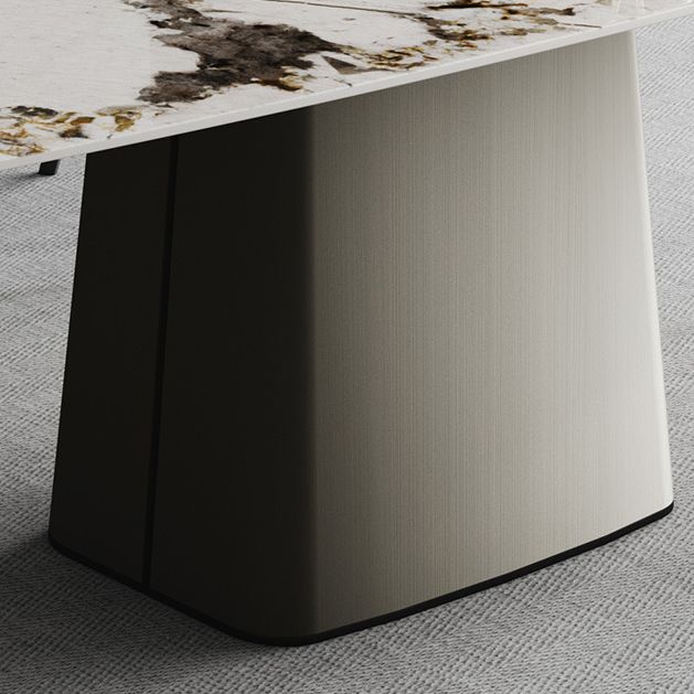 Glam Dinette Set for Dining Room 1/2/3/7 Pieces Glossy White Dining Table Set