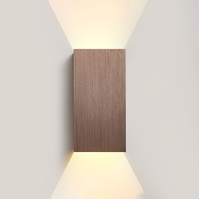 Moderner Stil Aluminium Wandleuchte 2 Lichter Wandleuchten für Wohnzimmer