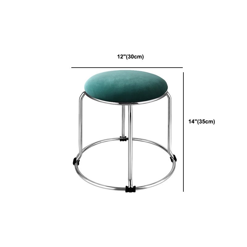 Black Modern Standard Pure Color Water Resistant Round Indoor Standard