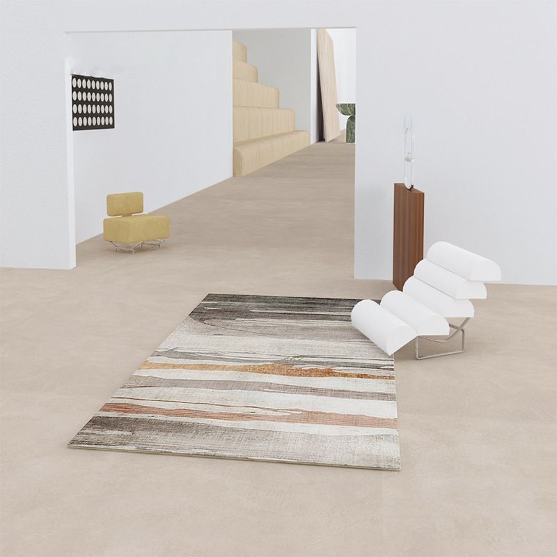 Artistic Carpet Modern Indoor Rug Washable Polyster Stain Resistant Area Carpet for Living Room