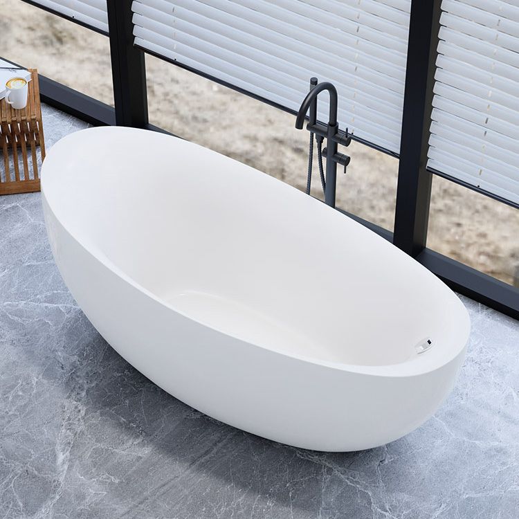 Bathroom Modern Single Slipper Bathtub Stand Alone Acrylic Bath Tub