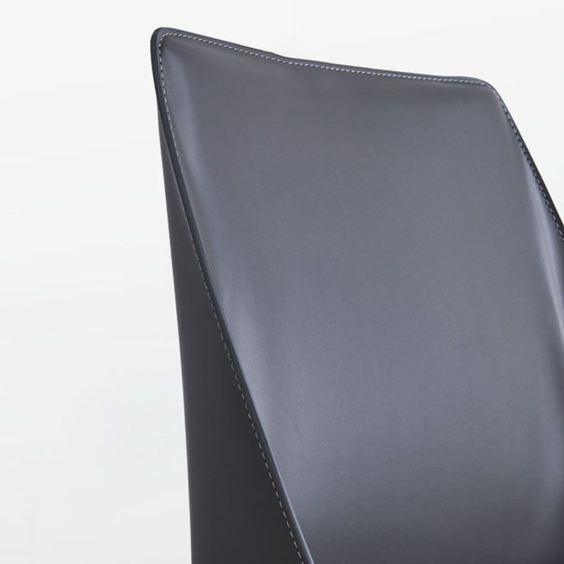 Contemporary Kitchen Dining Side Chair Faux Leather Side Chair