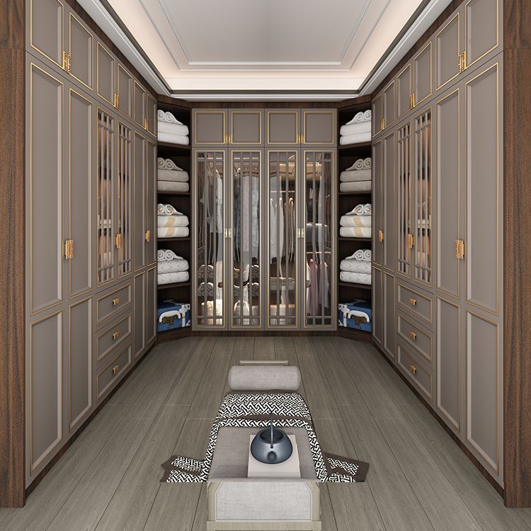 Modern Freestanding Wardrobe Engineered Wood Wardrobe Armoire