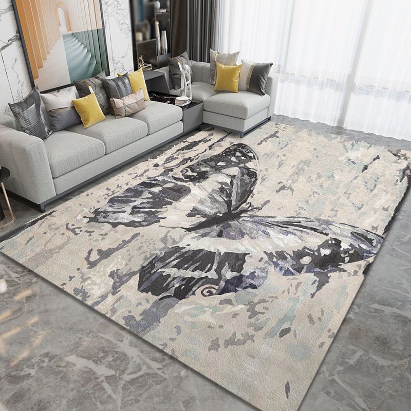 Eigentijds tapijt abstract patroon indoor tapijt vlek resistent polyester gebied tapijt voor woonkamer