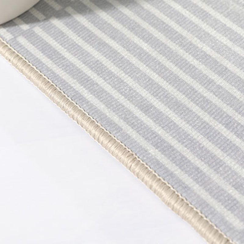 Stylish Modern Area Rug Geometric Pattern Polyester Area Carpet Easy Care Rug for Home Decor