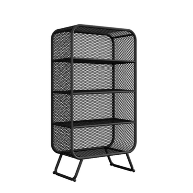 Scandinavian Style Standard Bookcase Metal Closed Back Book Shelf