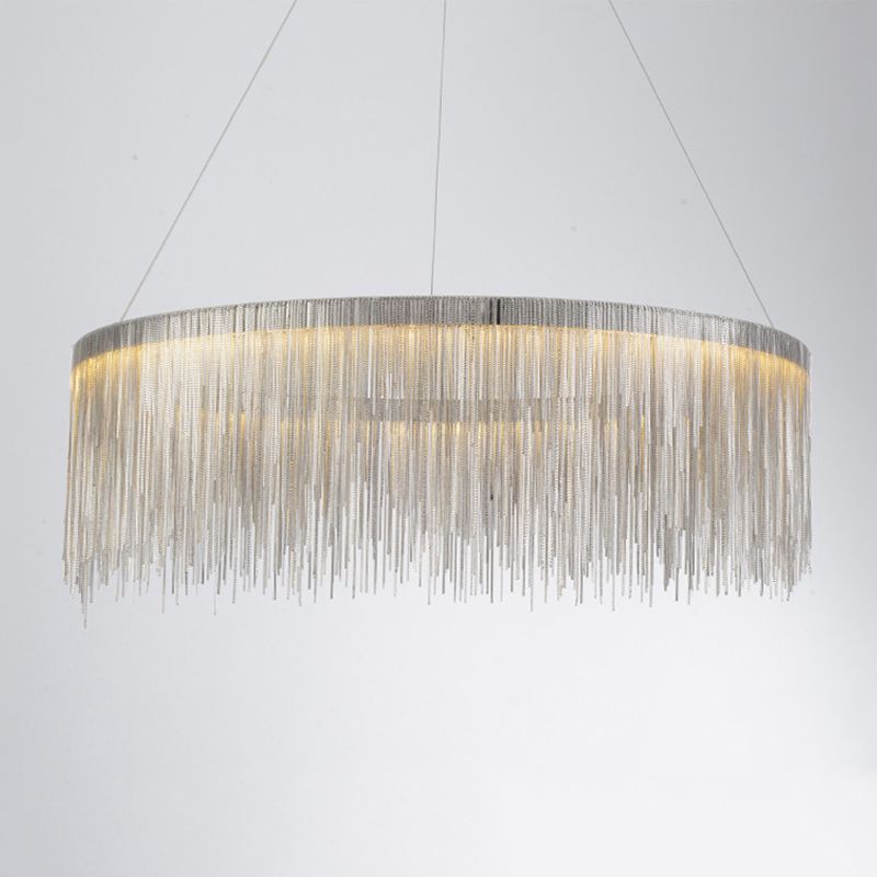 Luci a sospensione a sospensione per il ristorante per ristorante per ristorante per ristorante le luci del soffitto a sospensione di lampadaria circolare contemporanea per ristorante