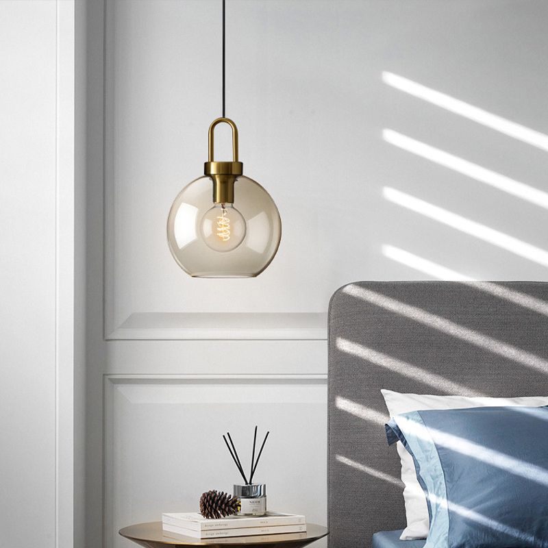 Simplicity Pendant Lighting Fixture Clear Glass Ceiling Pendant Light