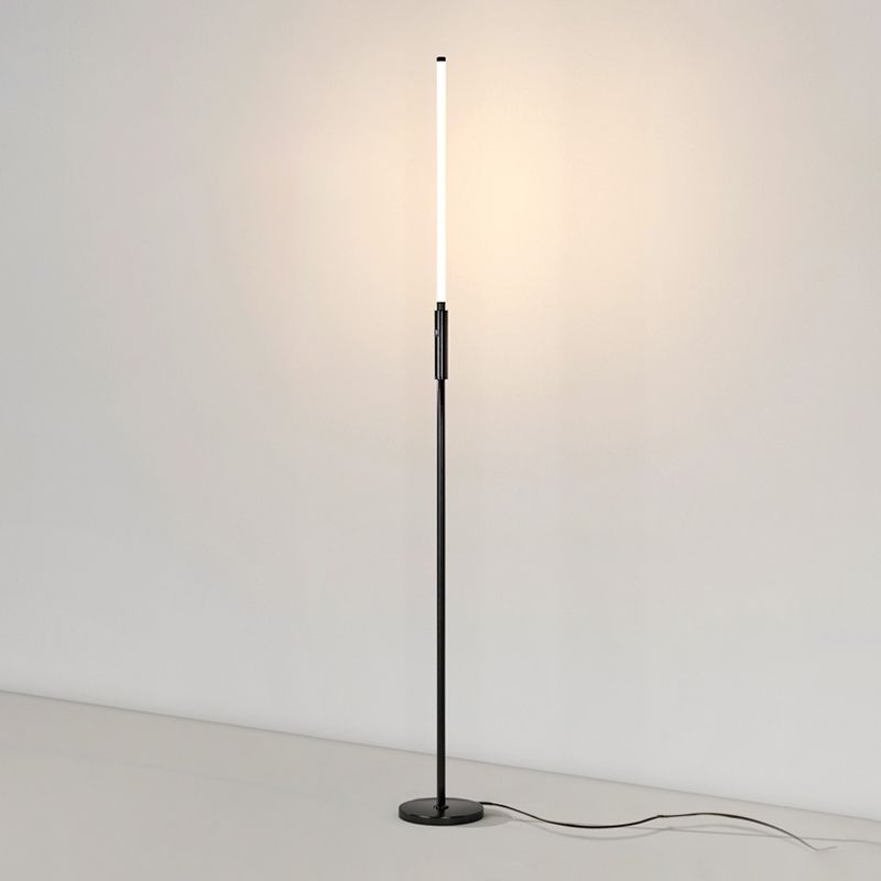 Linear Floor Light Fixtures Modern Style Metal 1 Light Floor Light