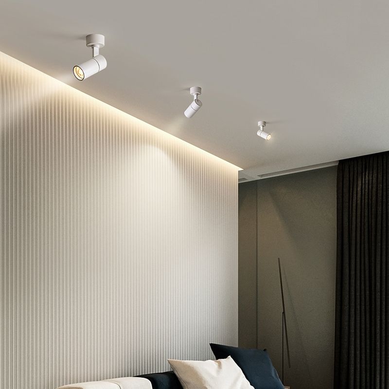 Cilindrische plafondlamp Inbouwlamp Moderne halfverzonken plafondlamp met metalen kap