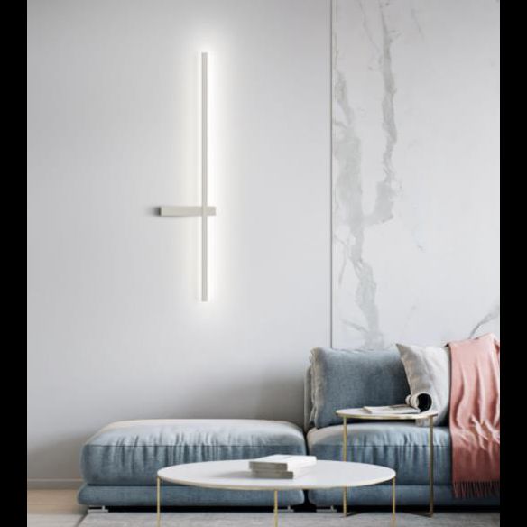 Modern Minimalist Style Linear Wall Light Sconces Aluminum Wall Light