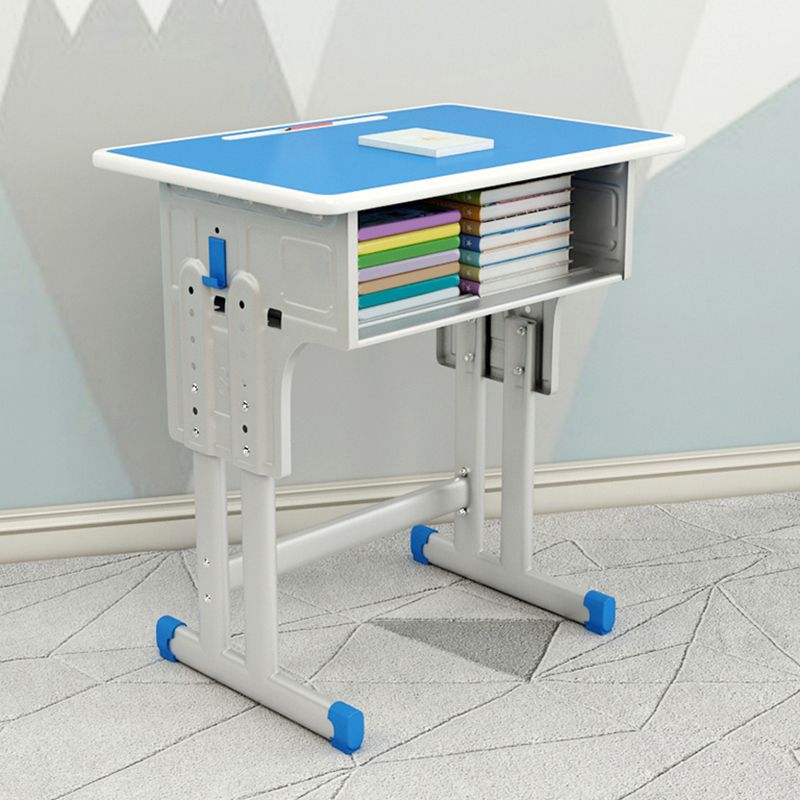 Adjustable Home Kids Desk 23.6" W Writing Desk Kids with Storage