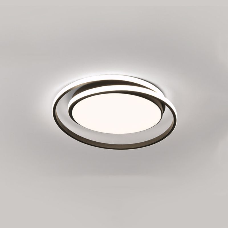 Cerchio Anello Flush Montaggio Soffitto Light Moderno Semplicità Soffitto Montaggio Luce Fissaggio per Bedroom