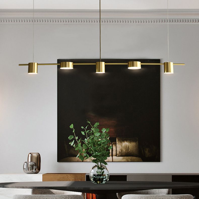 Éclairage de lustre Island Multi Light Room Island Lights Postmodern Metal LED