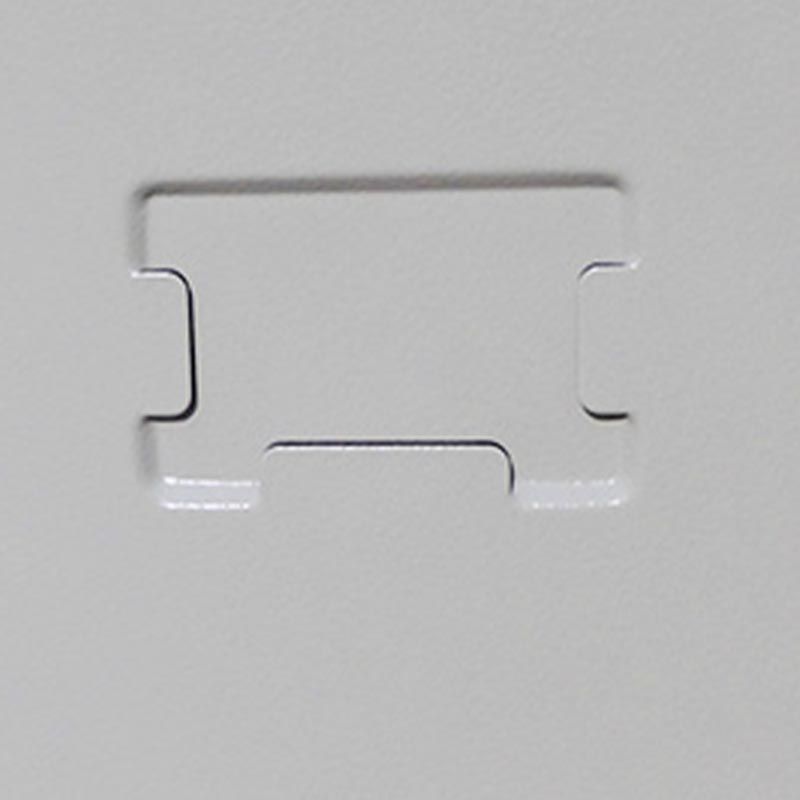 White Steel Wardrobe Cabinet Contemporary Hinged Wardrobe Armoire