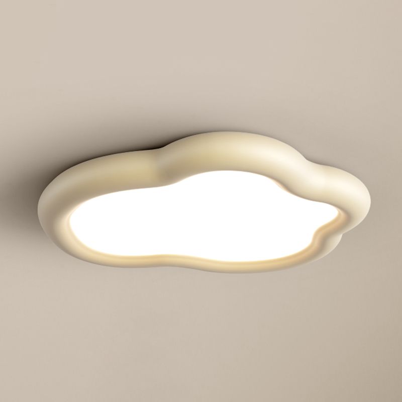 Nordic Ceiling Light Fixture Resin LED Flush Mount for Bedroom