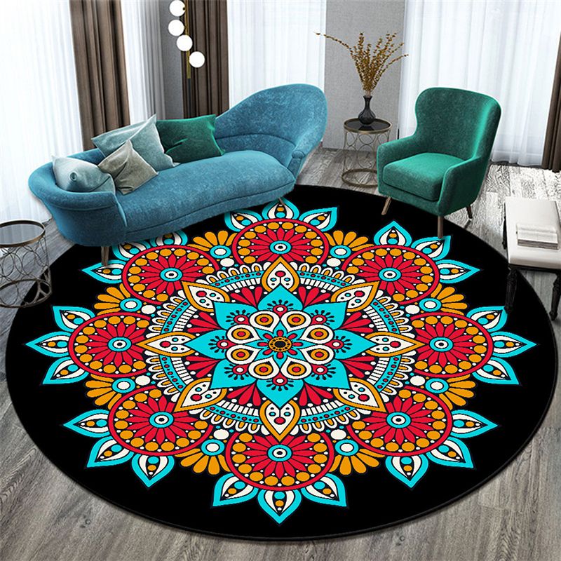 Morocco Floral Pattern Area Tapis Polyester Area Rapis Tacon Tacon Responsable pour la décoration intérieure