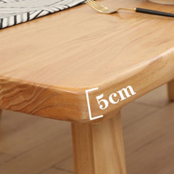 Modern Pine Dining Set 1/4/5/7 Pieces Rectangle Dining Table with Chairs